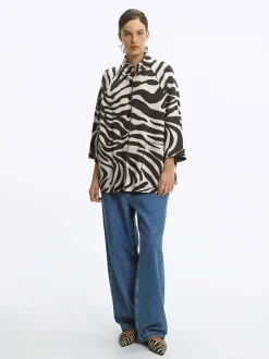 PARFOIS Kleider>Online Exclusive - Strickponcho Mit Kapuze Mehrfarbig