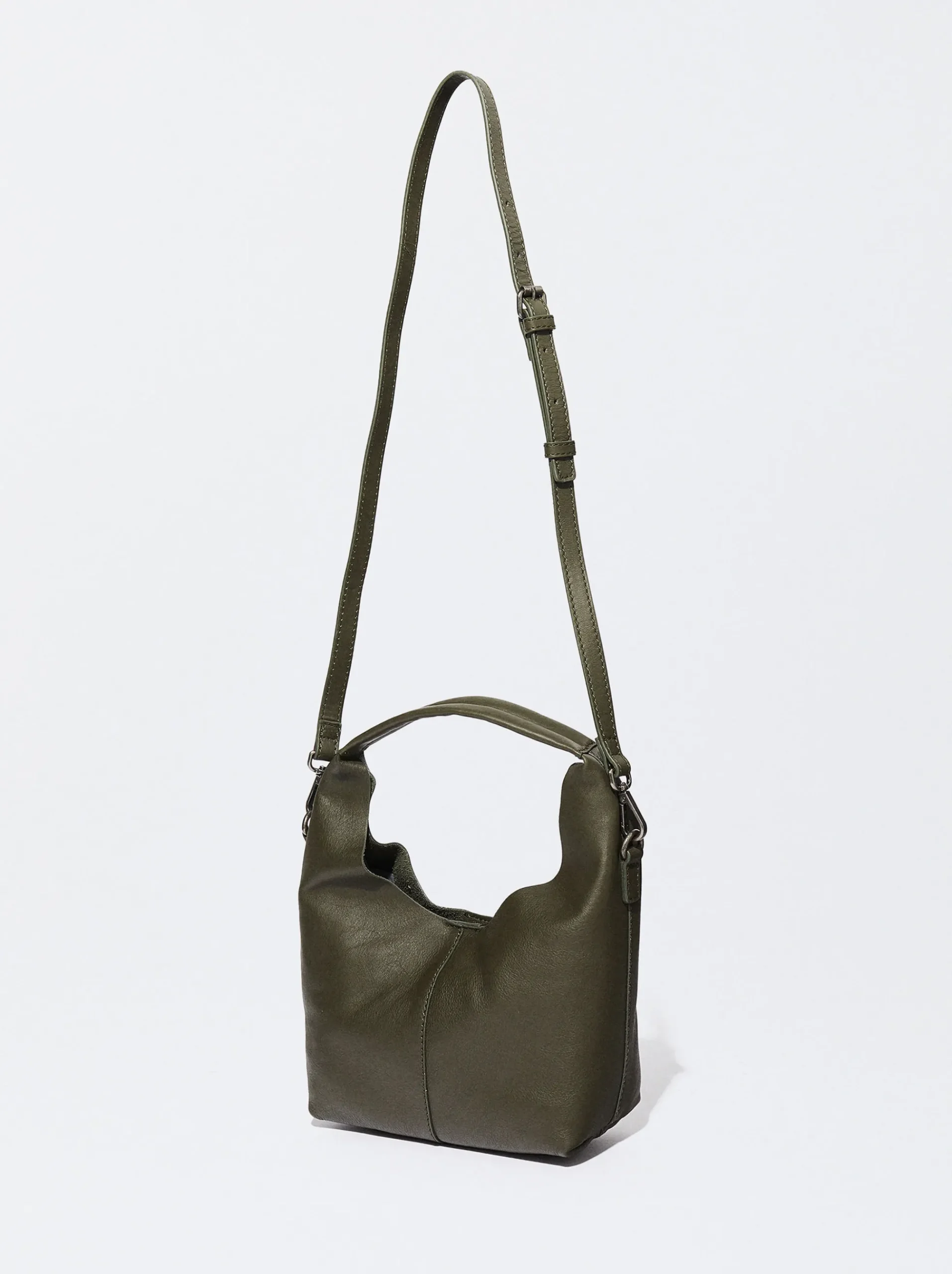 PARFOIS Schultertaschen>Online Exclusive - Umhängetasche Aus Leder Khaki