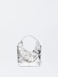 PARFOIS Schultertaschen>Online Exclusive - Umhängetasche Aus Leder Silber