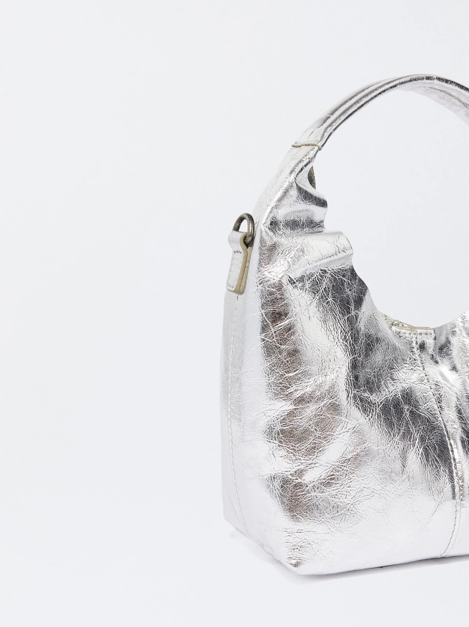 PARFOIS Schultertaschen>Online Exclusive - Umhängetasche Aus Leder Silber