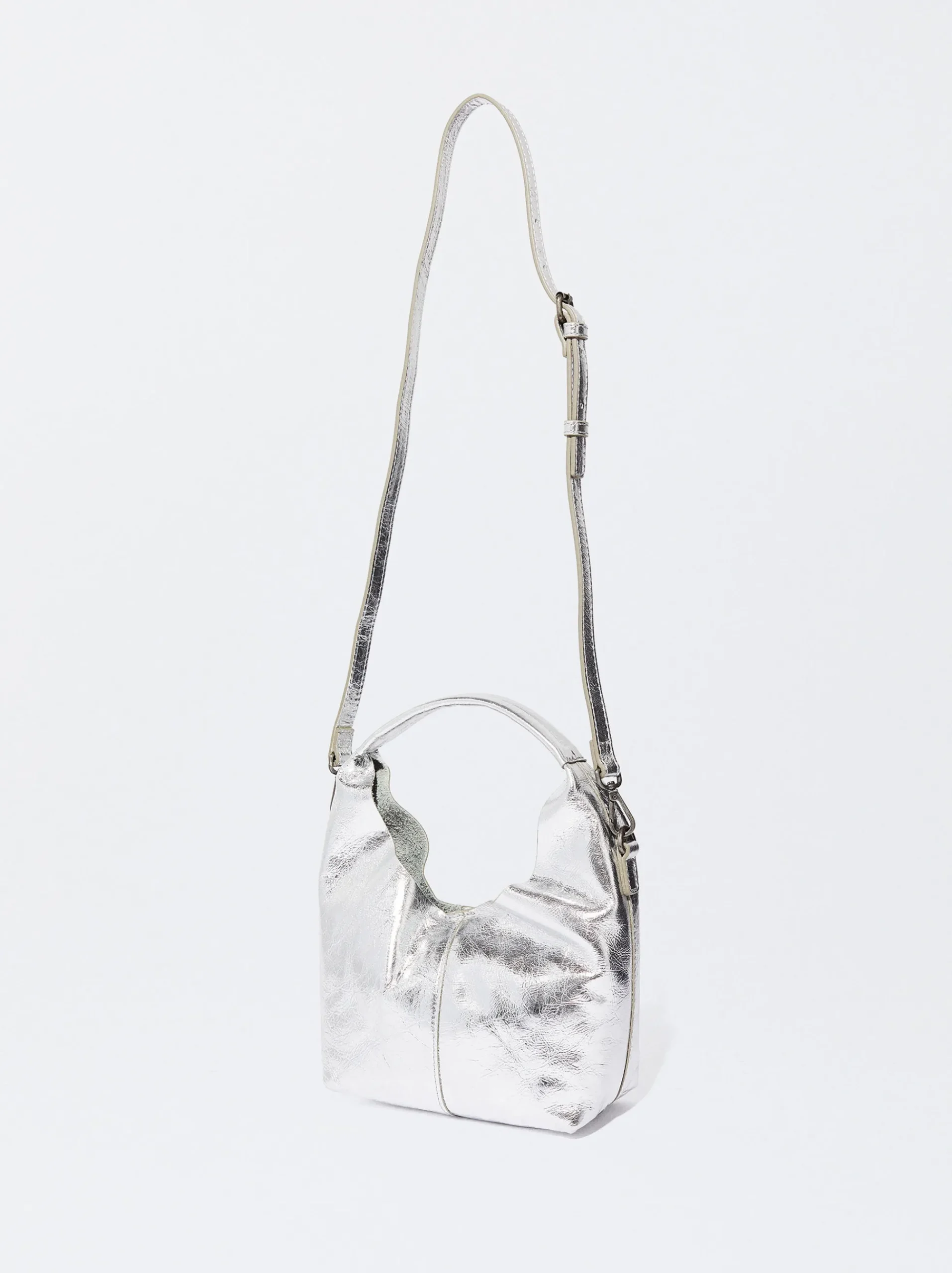 PARFOIS Schultertaschen>Online Exclusive - Umhängetasche Aus Leder Silber