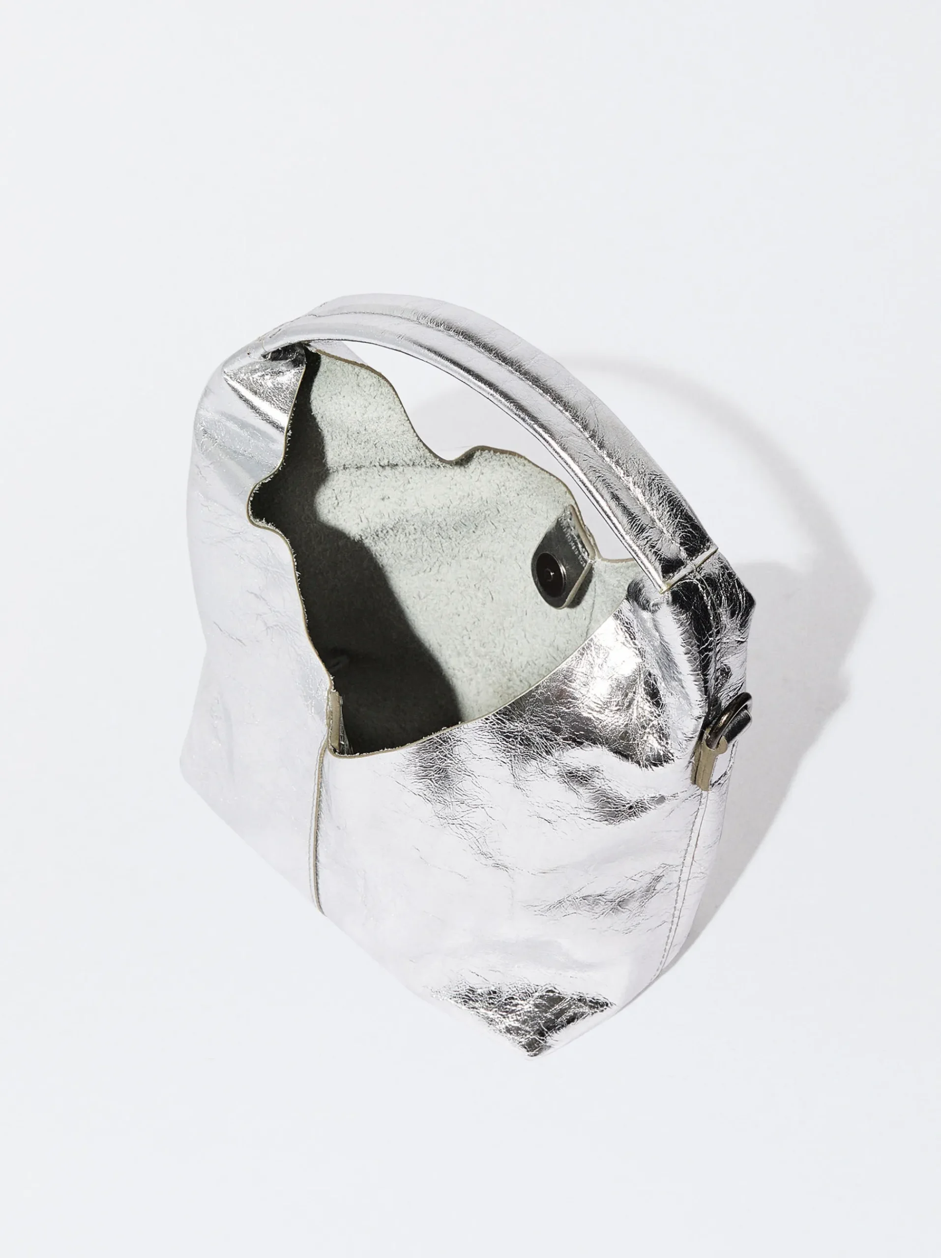 PARFOIS Schultertaschen>Online Exclusive - Umhängetasche Aus Leder Silber