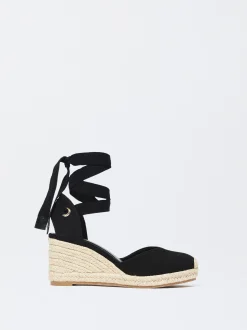 PARFOIS Raffinierter Modeschmuck|Kurze Halsketten>Online Exclusive - Wedges Aus Jute Schwarz