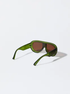 PARFOIS Kunststoff Sonnenbrille|Runde Sonnenbrille><noscript><img width=