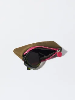 PARFOIS Kunststoff Sonnenbrille|Runde Sonnenbrille><noscript><img width=