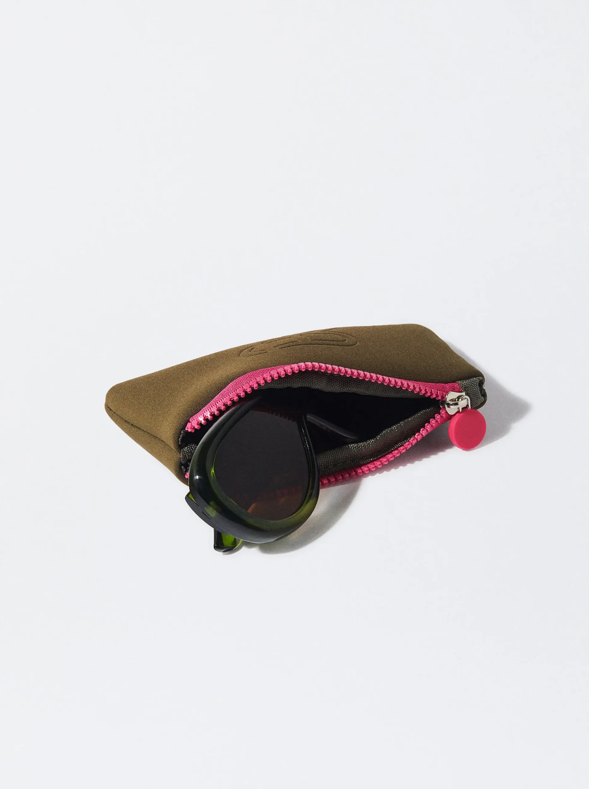 PARFOIS Kunststoff Sonnenbrille|Runde Sonnenbrille>Ovale Sonnenbrille Grün