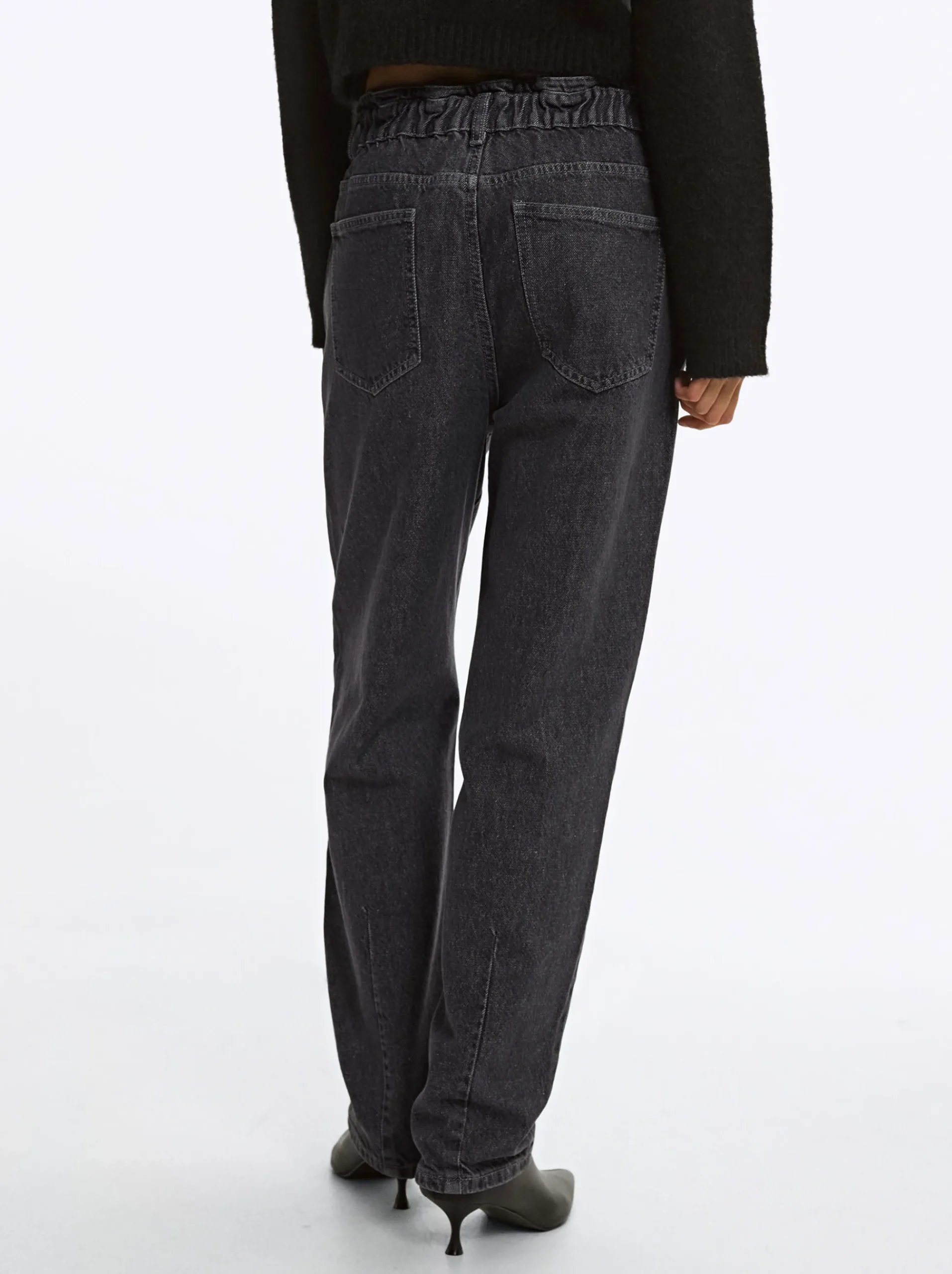 PARFOIS Strick|Pullover Und Jacke>Paperbag-Jeans Grau