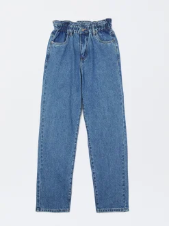 PARFOIS Strick|Tops und Shirts>Paperbag-Jeans Blau