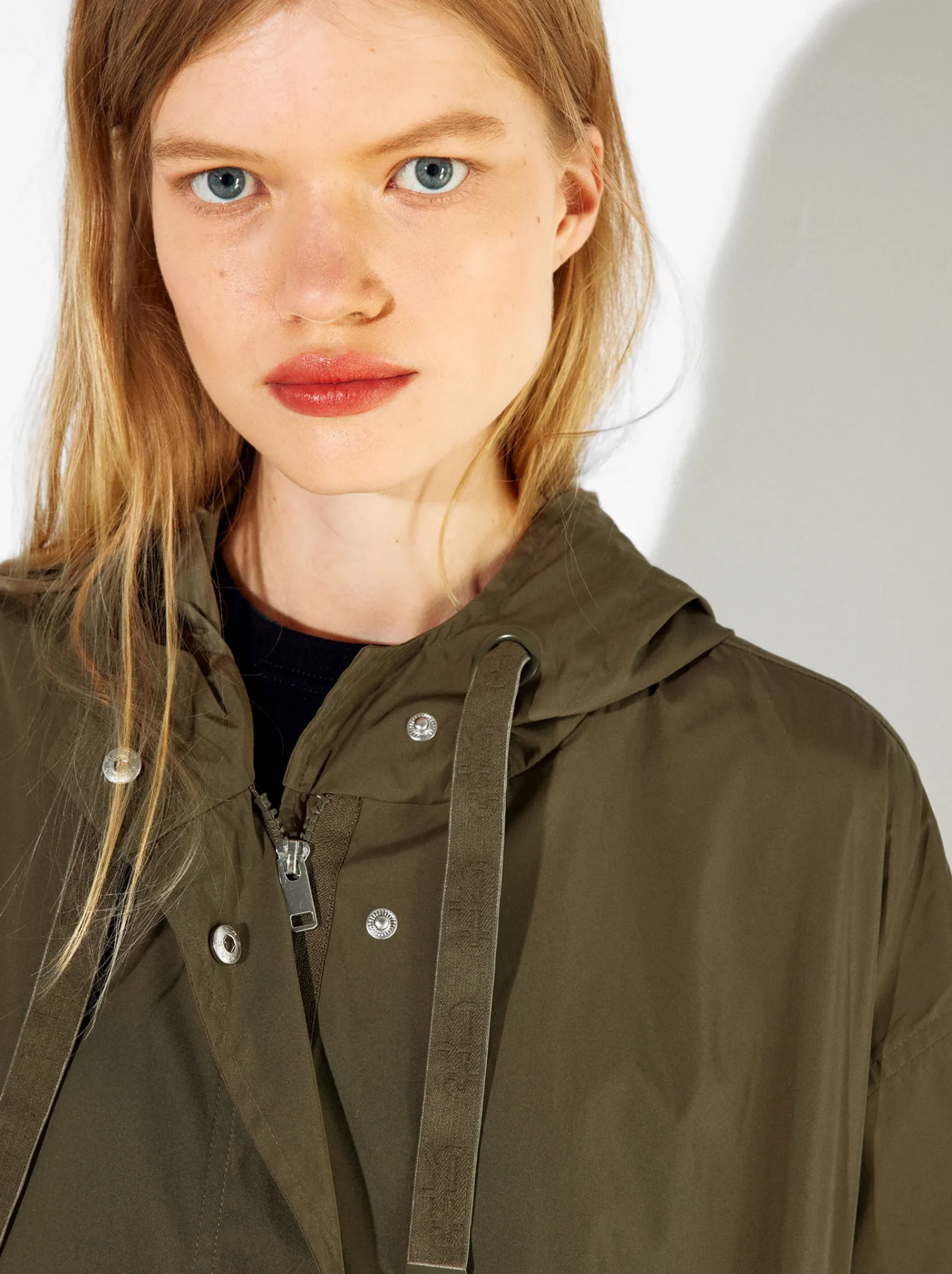 PARFOIS Raffinierter Modeschmuck|Lange Ohrringe>Parka Mit Taschen Und Kapuzen Khaki