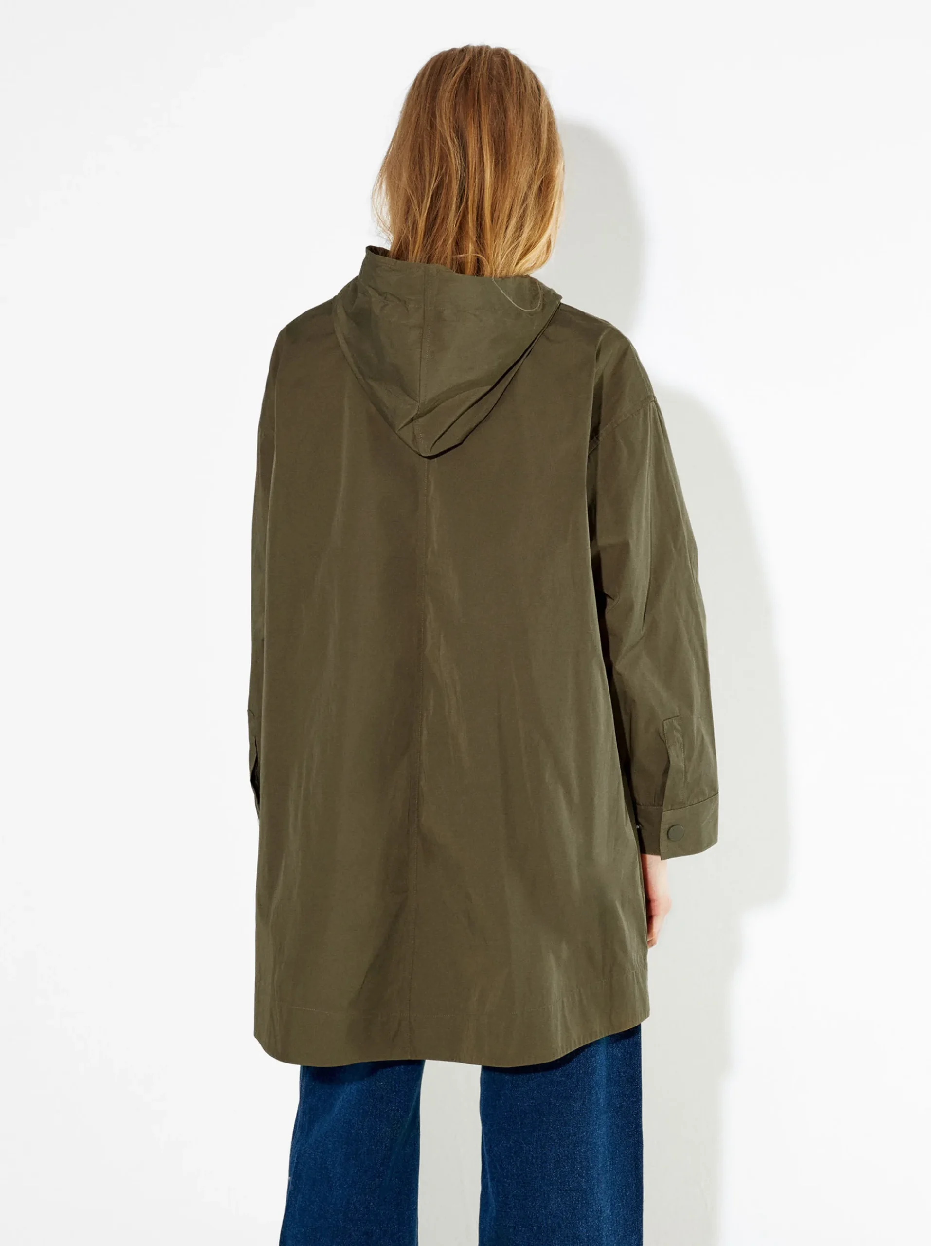 PARFOIS Raffinierter Modeschmuck|Lange Ohrringe>Parka Mit Taschen Und Kapuzen Khaki