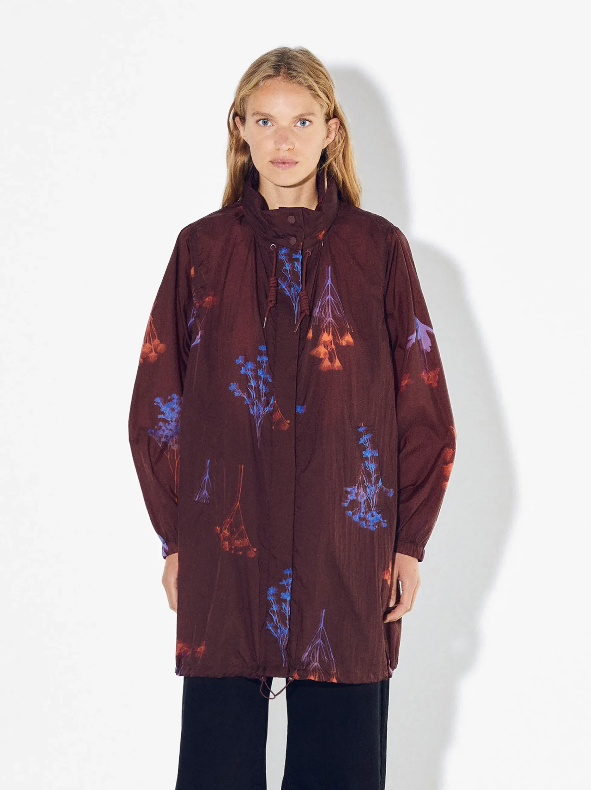 PARFOIS Raffinierter Modeschmuck|Lange Ohrringe>Parka Mit Taschen Und Kapuzen Bordeaux