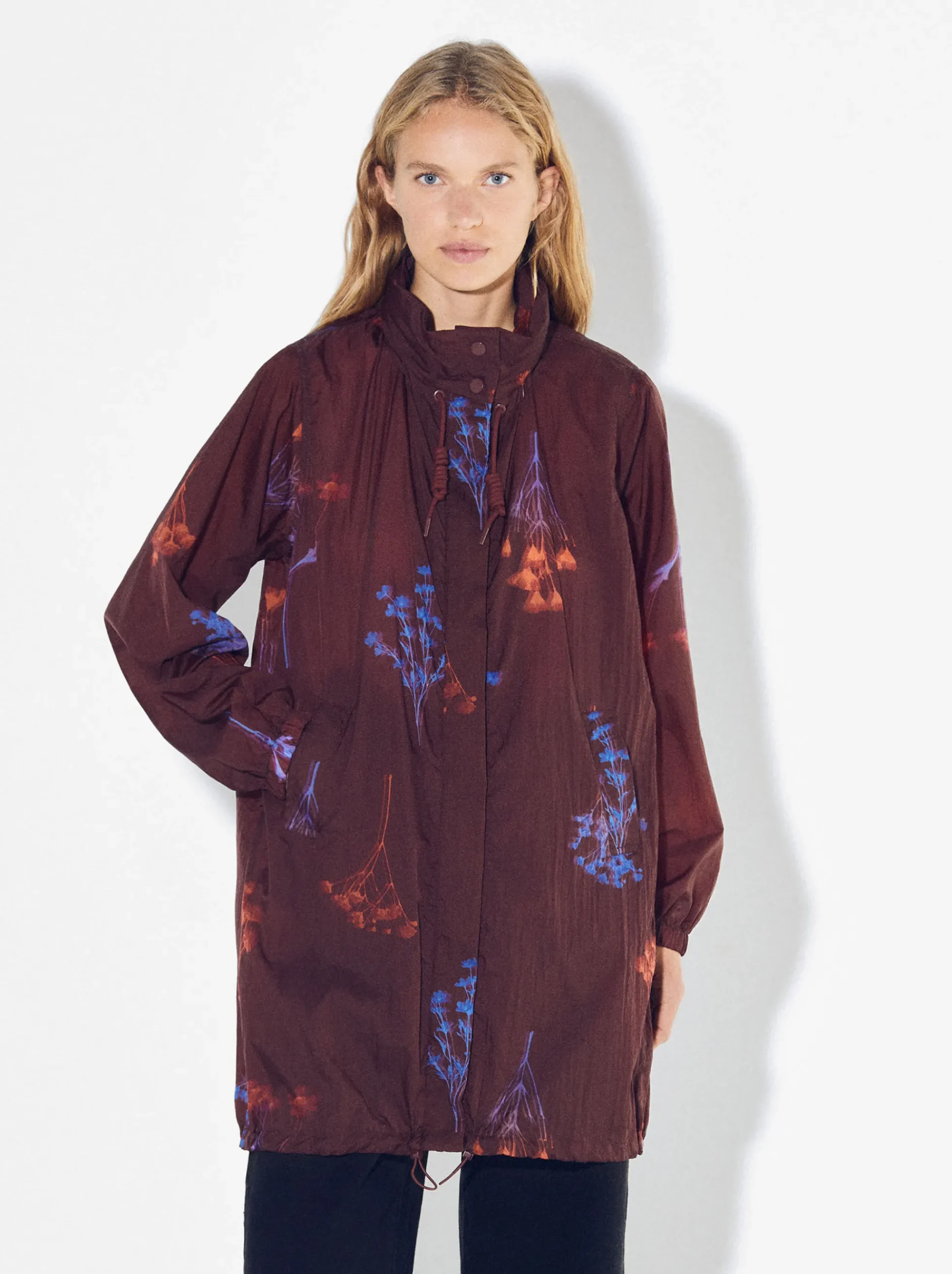 PARFOIS Raffinierter Modeschmuck|Lange Ohrringe>Parka Mit Taschen Und Kapuzen Bordeaux