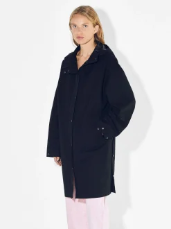PARFOIS Raffinierter Modeschmuck|Lange Ohrringe>Parka Mit Taschen Und Kapuzen Schwarz