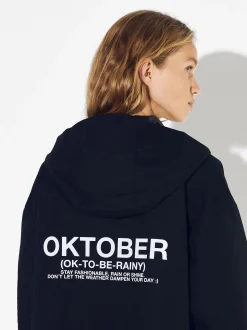 PARFOIS Raffinierter Modeschmuck|Lange Ohrringe>Parka Mit Taschen Und Kapuzen Schwarz