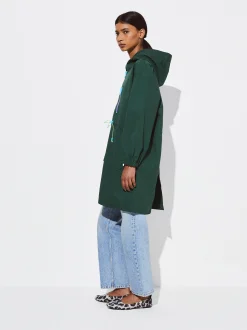 PARFOIS Raffinierter Modeschmuck|Kurze Ohrringe>Parka Mit Taschen Und Kapuzen Gr&uuml;n