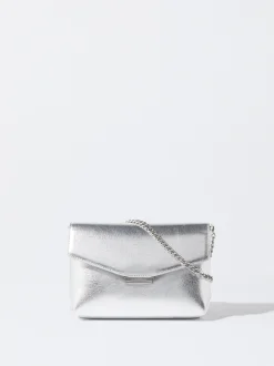 PARFOIS Reisetaschen>Party Clutch Im Metallischen Look Silber
