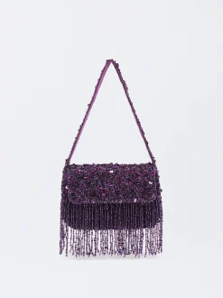 PARFOIS Umhängetaschen|Handtaschen>Party Clutch Mit Perlen Violett