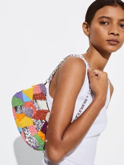 PARFOIS Schultertaschen>Party Clutch Mit Perlen Mehrfarbig