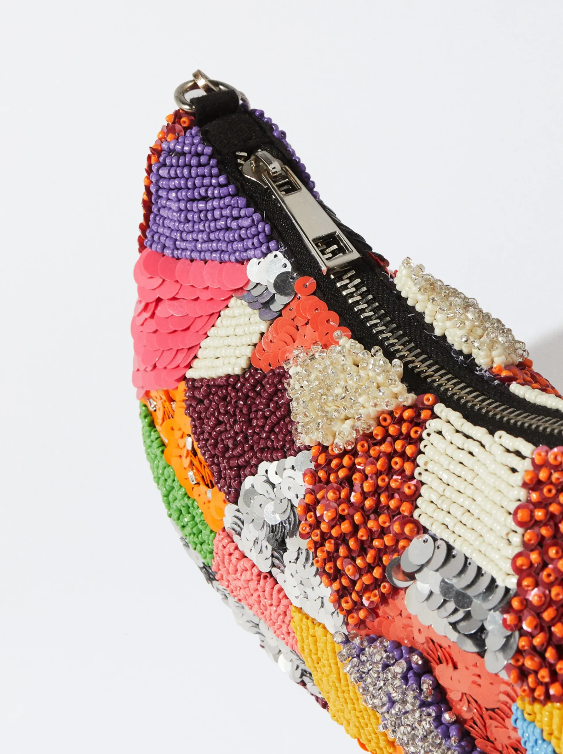 PARFOIS Schultertaschen>Party Clutch Mit Perlen Mehrfarbig