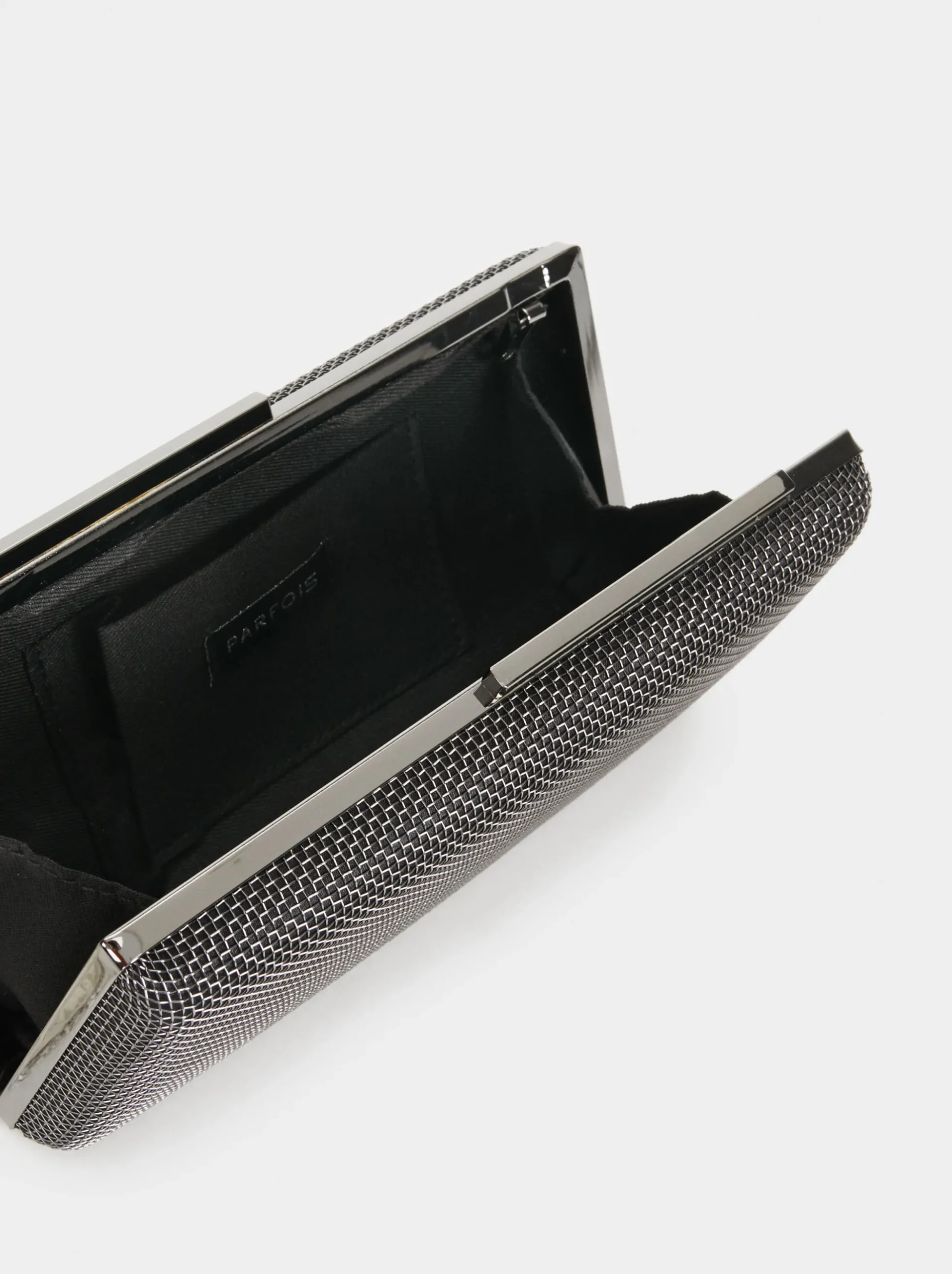PARFOIS Umhängetaschen|Handtaschen>Party-Clutch Aus Metallischem Netzstoff Schwarz