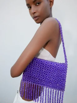 PARFOIS Schultertaschen>Party-Handtasche Mit Strass Violett