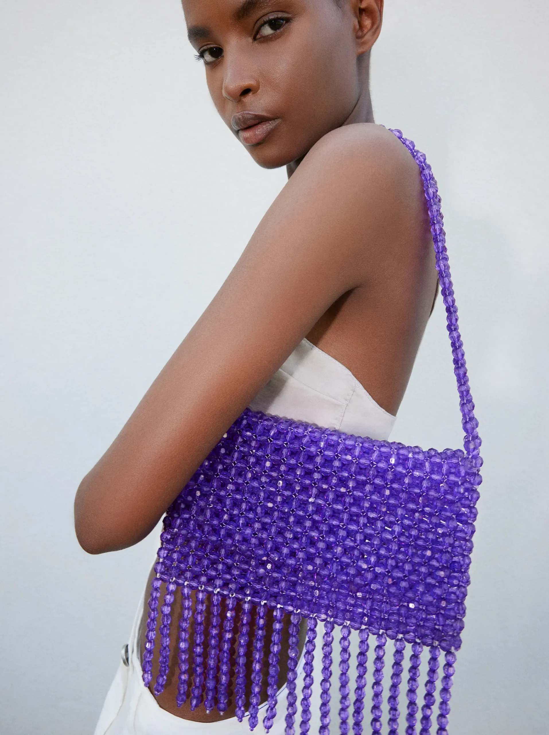 PARFOIS Schultertaschen>Party-Handtasche Mit Strass Violett