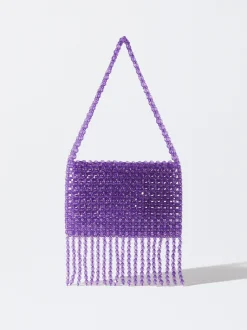 PARFOIS Schultertaschen>Party-Handtasche Mit Strass Violett