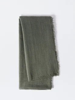 PARFOIS Bucket|Winterhüte>Pashmina Mit Ausgefranstem Saum Khaki