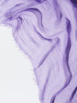 PARFOIS Bucket|Winterhüte>Pashmina Mit Ausgefranstem Saum Lila