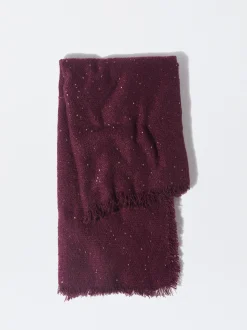 PARFOIS Printed>Pelzhalswärmer Bordeaux