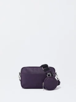PARFOIS Shoppers|Grosse Taschen>Personalisierte Umh&auml;ngetasche Mit Anh&auml;nger Violett