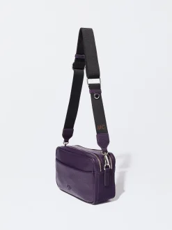 PARFOIS Shoppers|Grosse Taschen>Personalisierte Umh&auml;ngetasche Mit Anh&auml;nger Violett