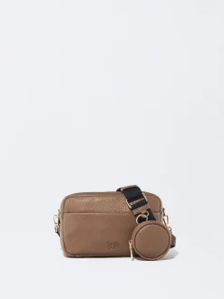 PARFOIS Reisetaschen>Personalisierte Umh&auml;ngetasche Mit Anh&auml;nger Braun