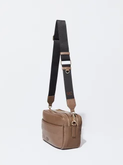 PARFOIS Reisetaschen>Personalisierte Umh&auml;ngetasche Mit Anh&auml;nger Braun