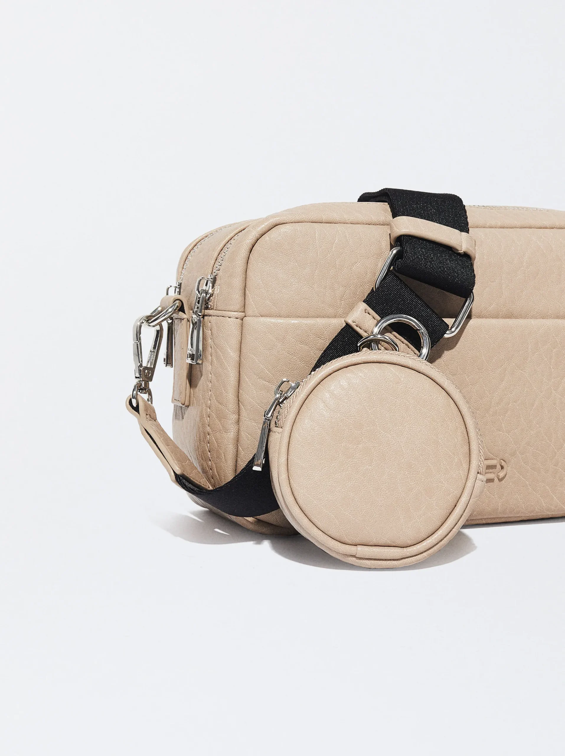 PARFOIS Shoppers|Grosse Taschen>Personalisierte Umhängetasche Mit Anhänger Ekrü