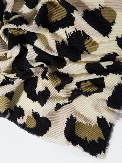 PARFOIS Basics>Plissierter Schal Mit Animal-Print