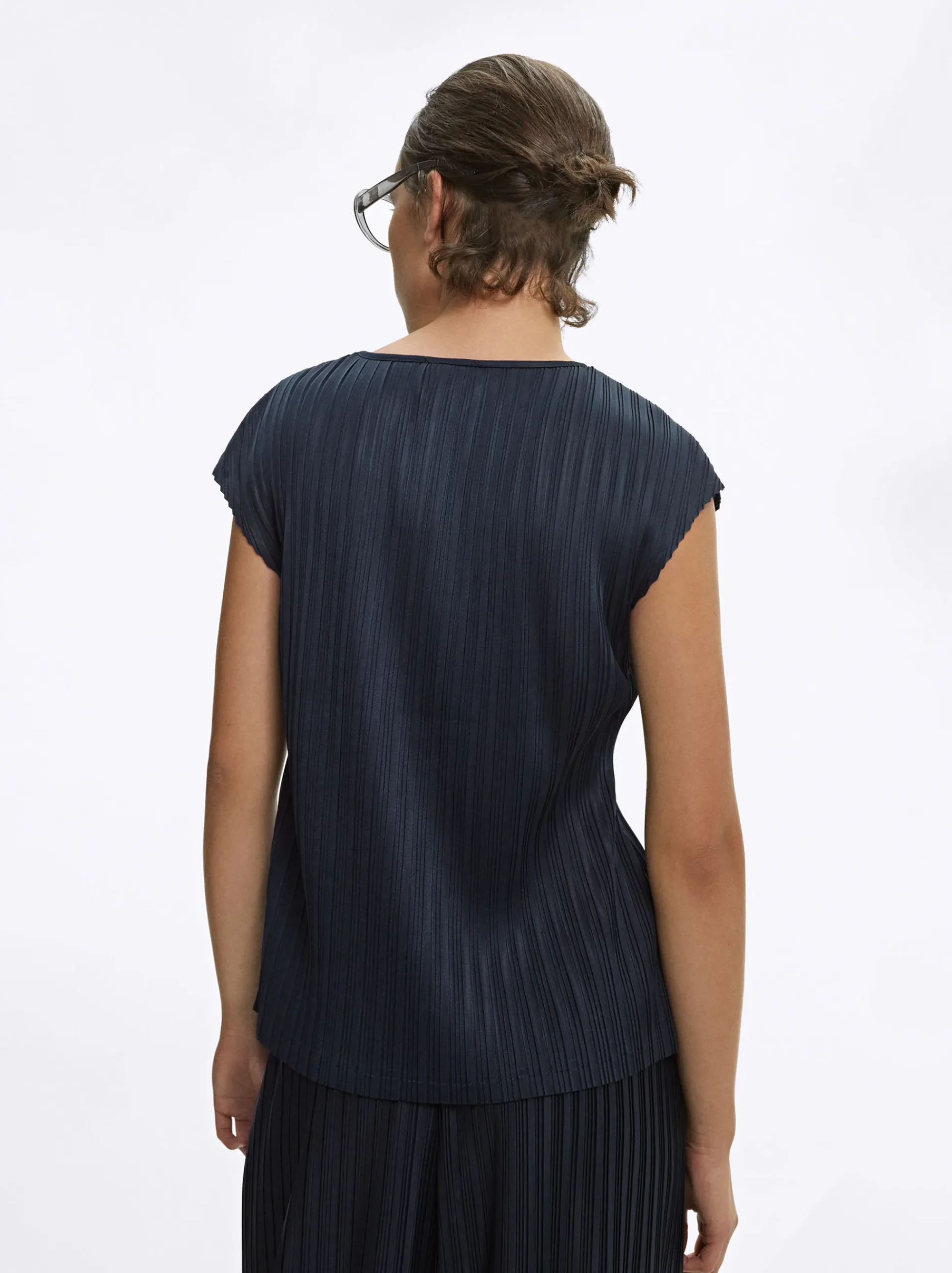 PARFOIS Strick|Pullover Und Jacke>Plissiertes Oberteil Grau