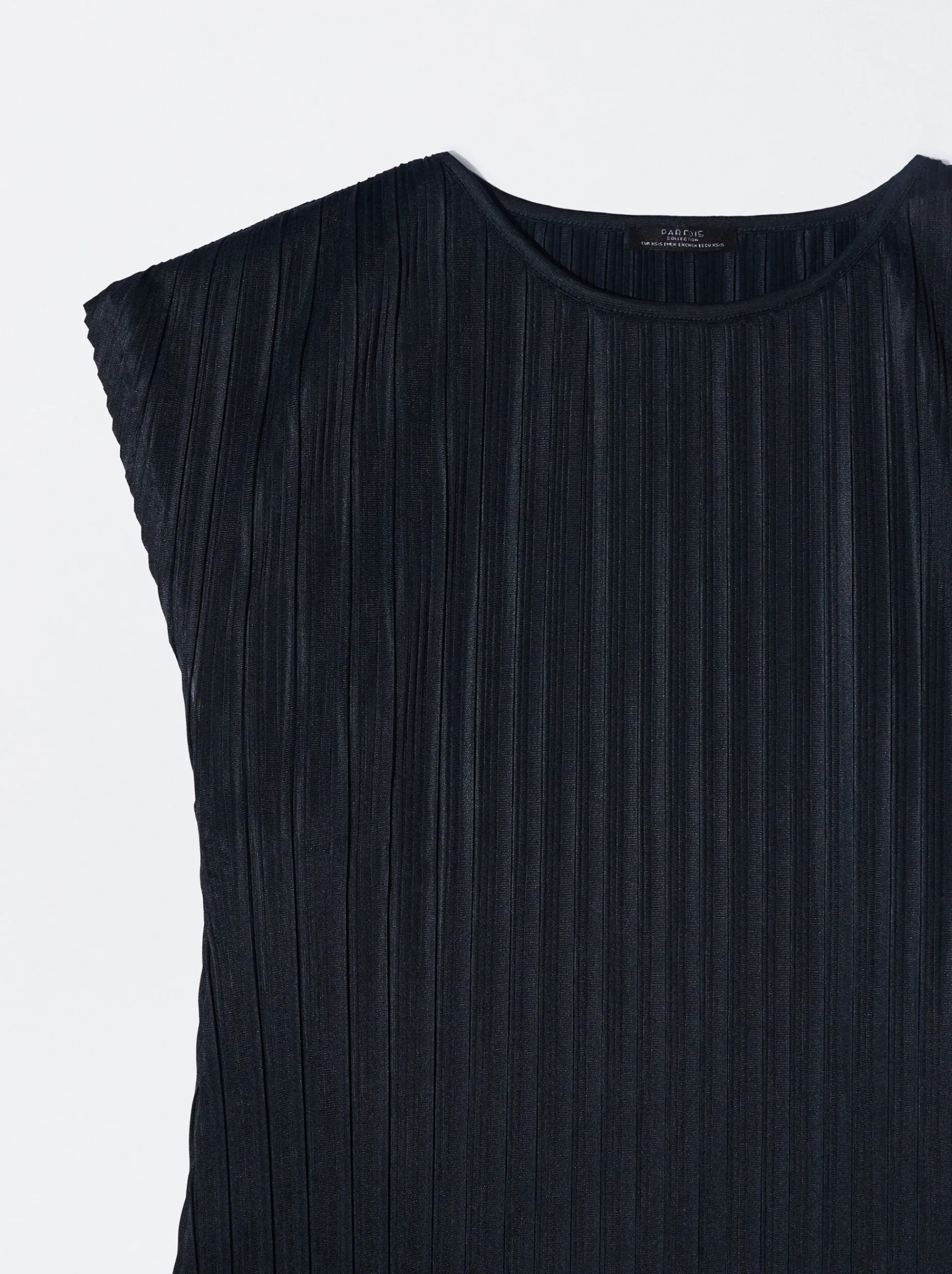 PARFOIS Strick|Pullover Und Jacke>Plissiertes Oberteil Grau