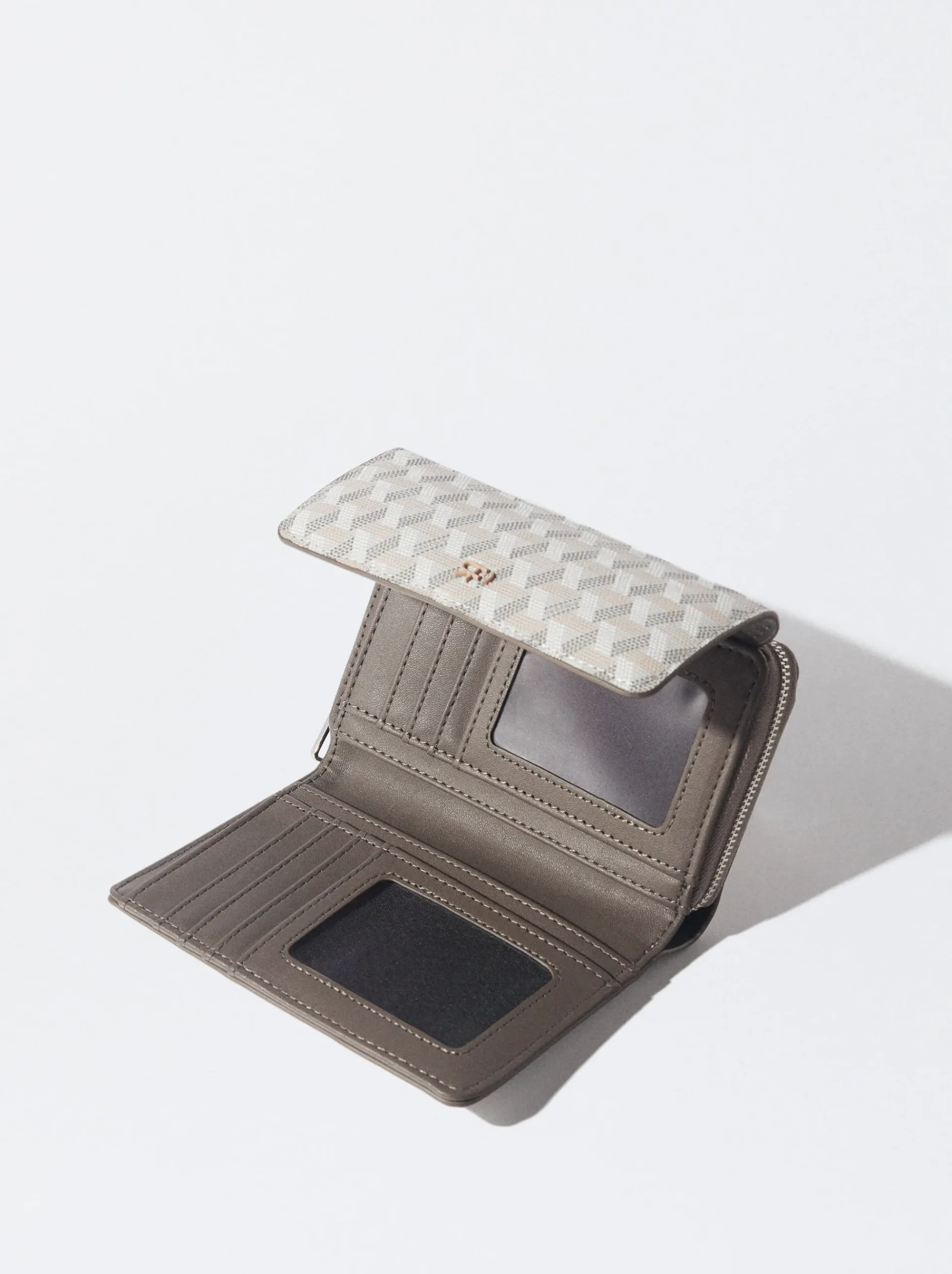 PARFOIS Goldfarbene Uhren>Portemonnai Mit Print