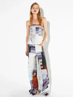 PARFOIS Schultertaschen|Umhängetaschen>Print Jeans Mehrfarbig