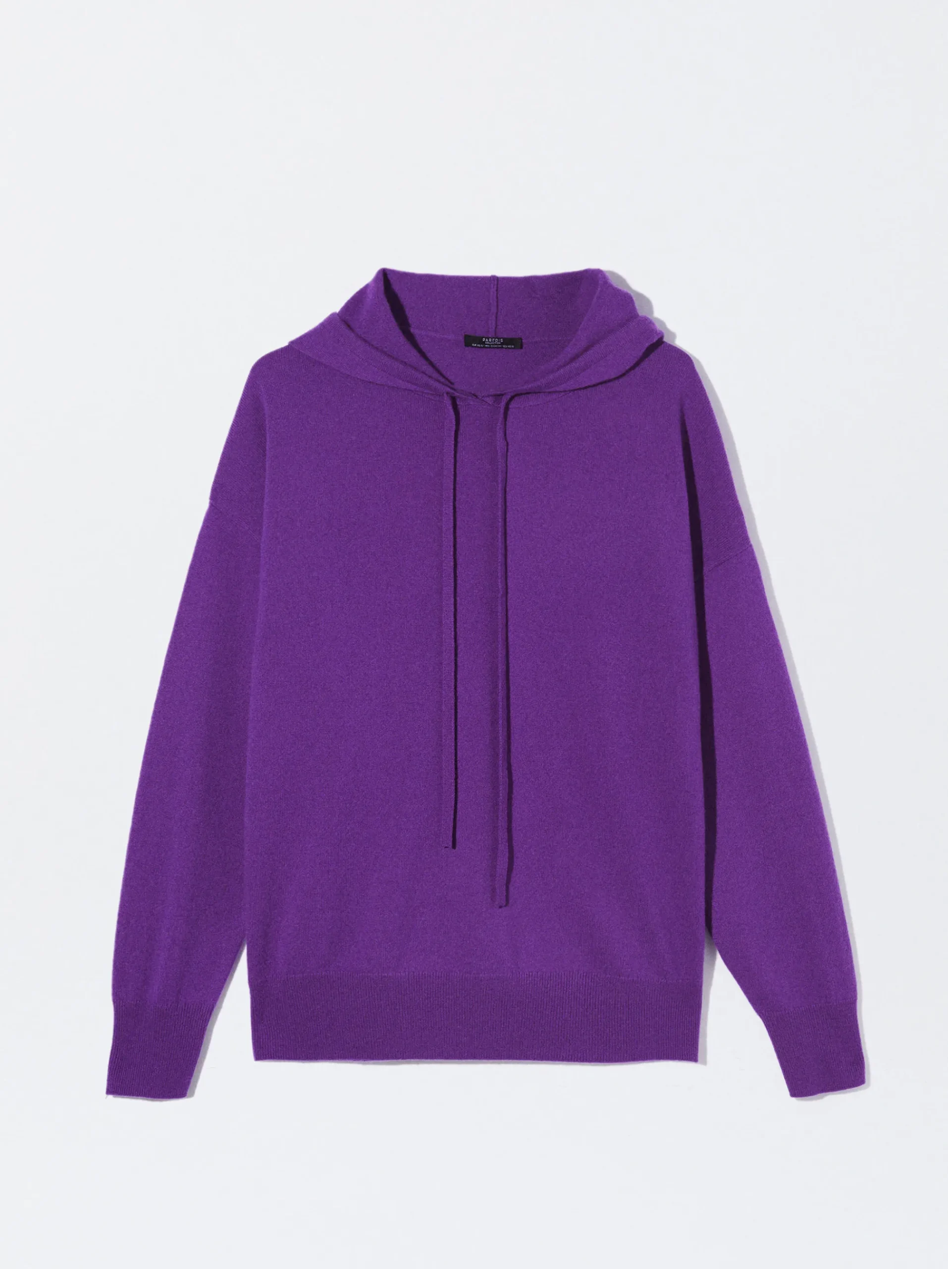 PARFOIS Lange Halsketten>Pullover Mit Kapuze 100% Kaschmir Violett