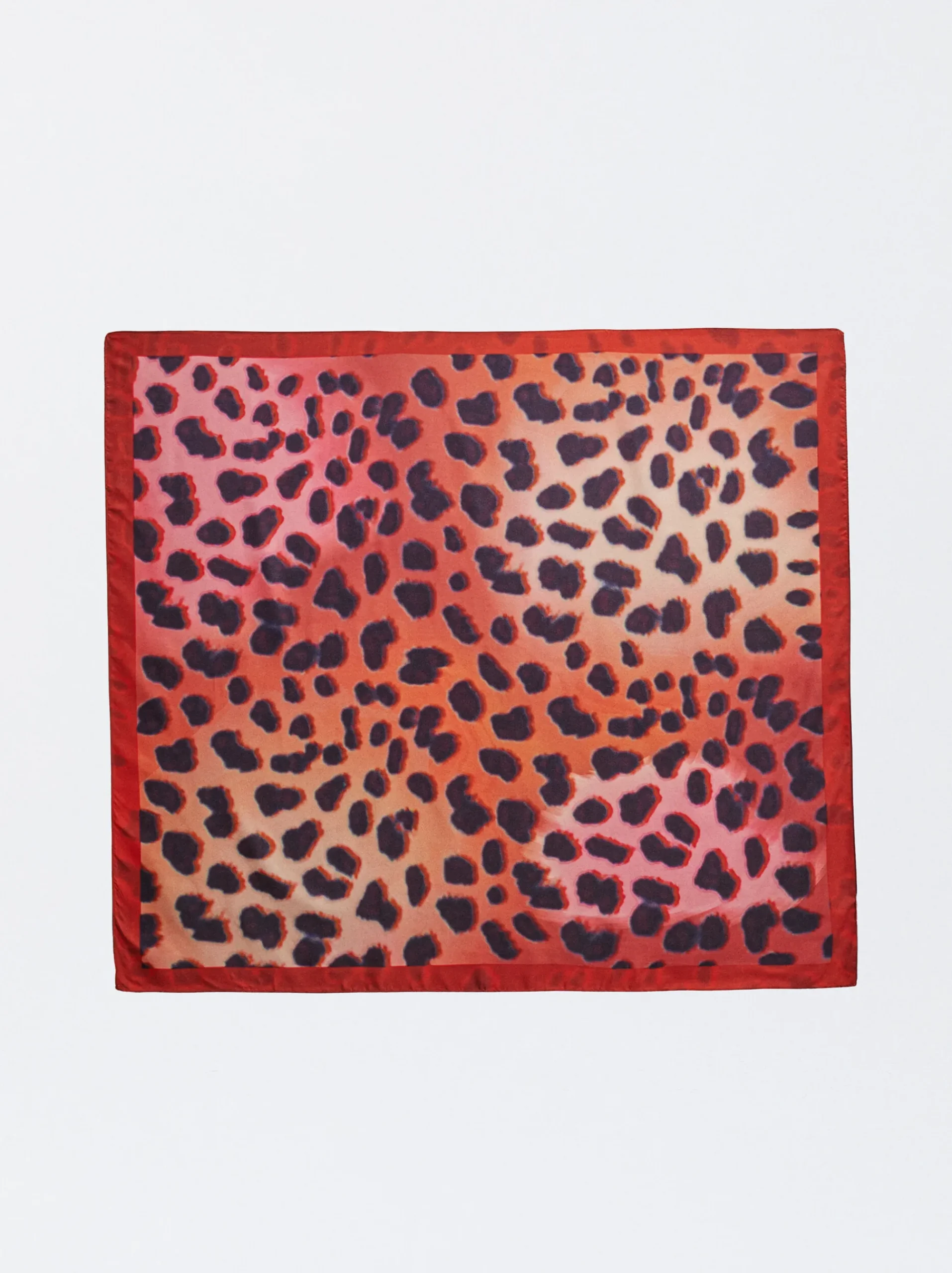PARFOIS Schals|Schals>Quadratisches Halstuch Mit Print Rot