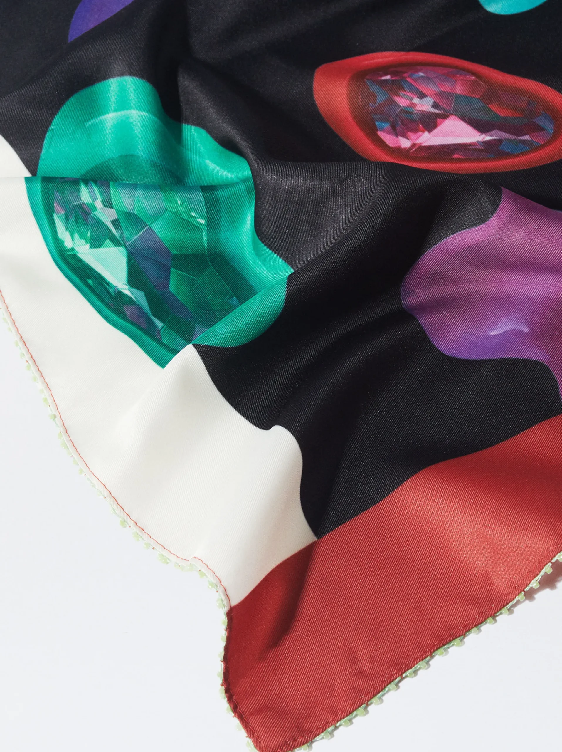 PARFOIS Schals|Schals>Quadratisches Halstuch Mit Print Mehrfarbig