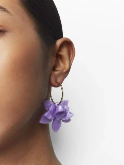 PARFOIS Sportschuhe>Reifenohrringe Mit Blume Violett