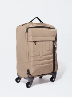 PARFOIS Grosse Taschen|Aktentaschen>Reisetrolley Aus Nylon Braun