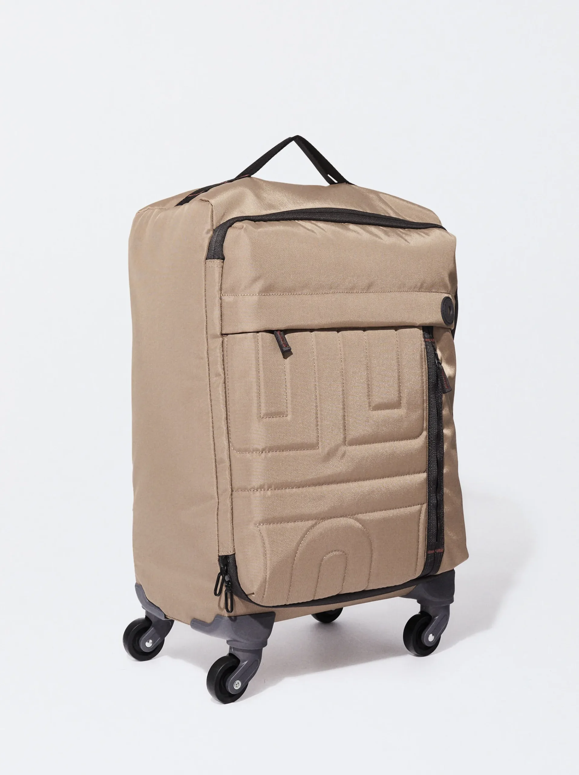 PARFOIS Grosse Taschen|Aktentaschen>Reisetrolley Aus Nylon Braun