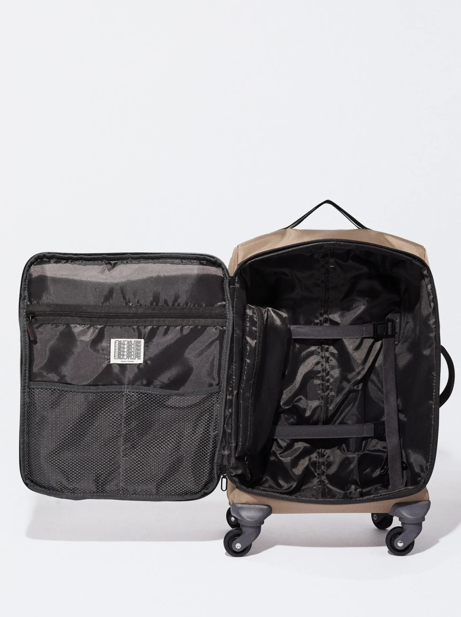 PARFOIS Grosse Taschen|Aktentaschen>Reisetrolley Aus Nylon Braun