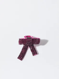 PARFOIS Basics|Strick>Ring Maxi-Bogen Fuchsia