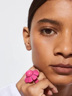 PARFOIS Basics|Hosen>Ring Mit Blume Rosa