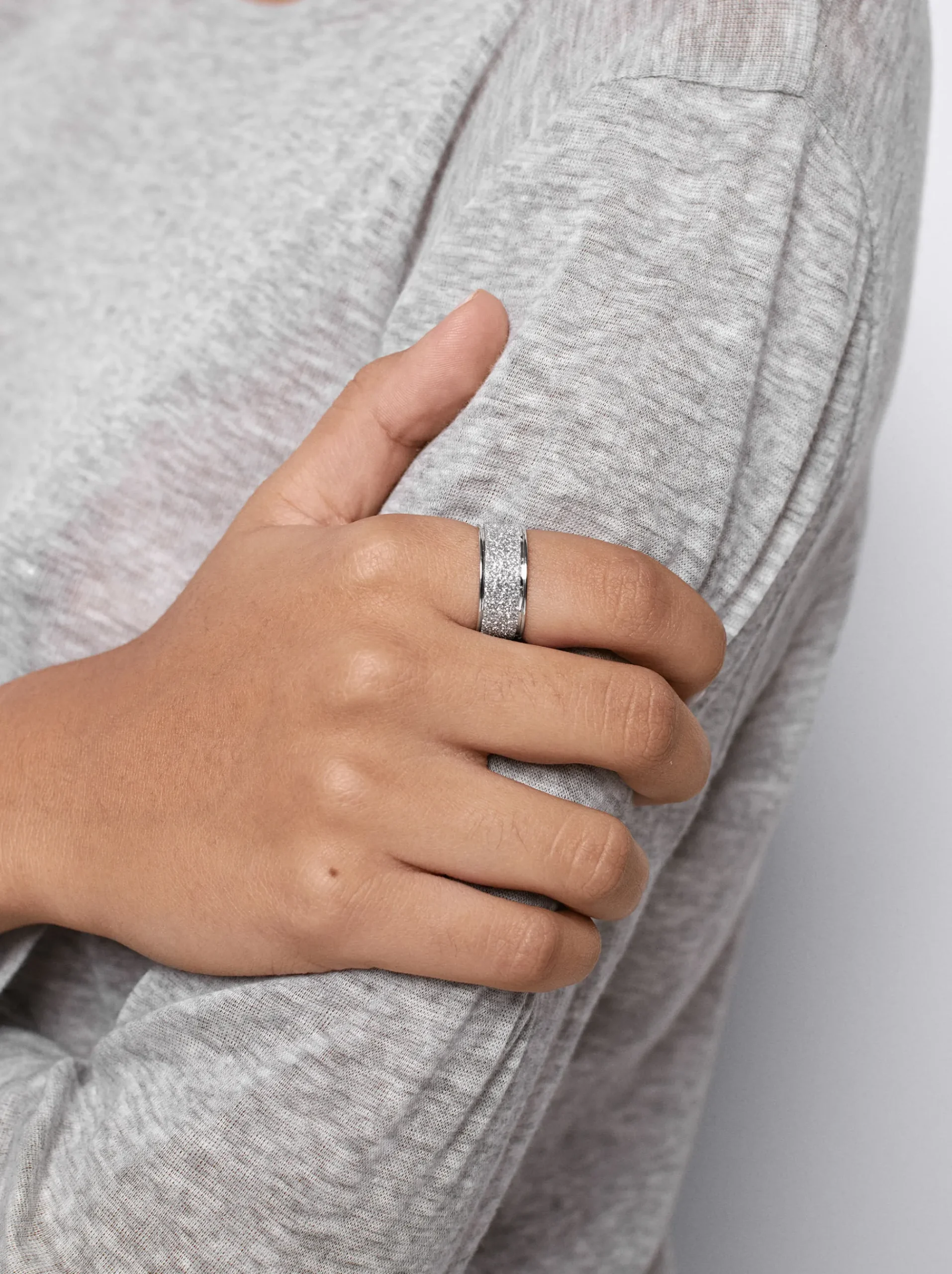 PARFOIS Raffinierter Modeschmuck|Kurze Halsketten>Ring Mit Brillanten Silber